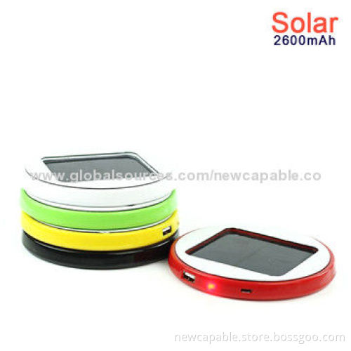 2,600mAh Mini Microsoft's Windows Solar Power Bank with Li-polymer Battery